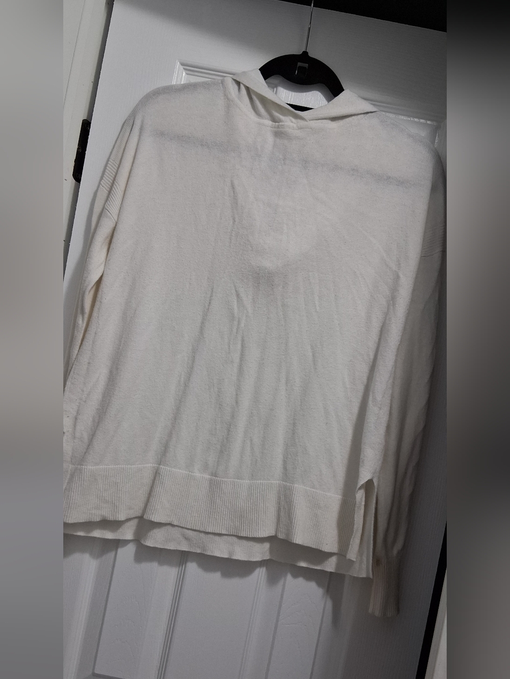 Banana Republic Cream Hooded Knit Skirt